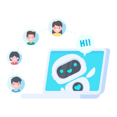 Akıllı robotlarla otomatik yanıt sistemi bilgi sağlar ve sorunlu müşterilere yardım eder