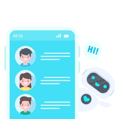 Akıllı robotlarla otomatik yanıt sistemi bilgi sağlar ve sorunlu müşterilere yardım eder