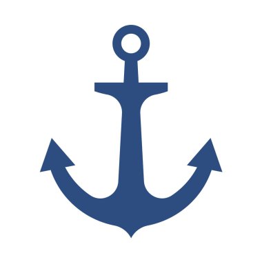 Demir çapa ikonu okyanus navigasyon ekipmanları