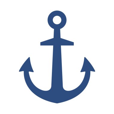 Demir çapa ikonu okyanus navigasyon ekipmanları