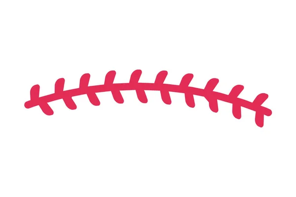 Ponto Beisebol Vermelho Eventos Esportivos Livre Populares —  Vetores de Stock