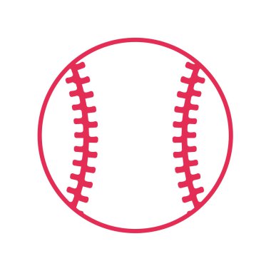 Kırmızı beyzbol dikiş popüler açık hava spor etkinlikleri