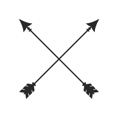 Hippi okuyla boho stili kabile okları kesişiyor.