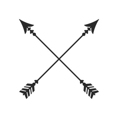 Hippi okuyla boho stili kabile okları kesişiyor.