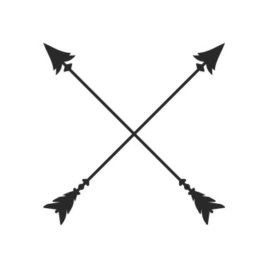 Hippi okuyla boho stili kabile okları kesişiyor.