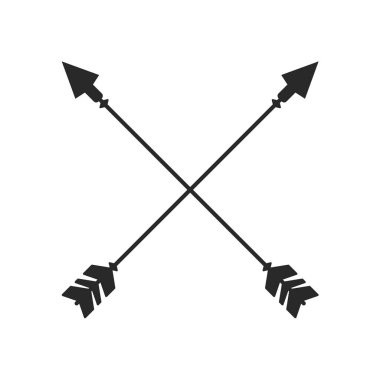 Hippi okuyla boho stili kabile okları kesişiyor.