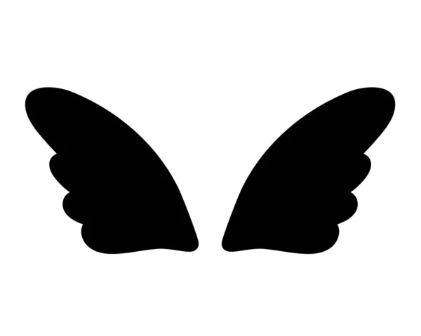 Angel Wings Heaven Hawk Feather Wing Pattern — Stock Vector