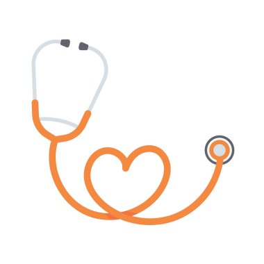 Hastanın vücudunu incelemek için hemşire ve doktorun steteskobu.