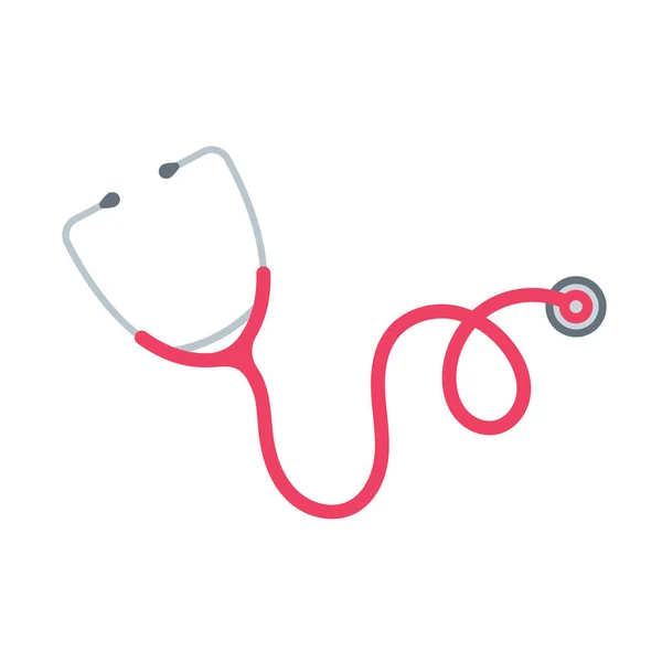 Medische Stethoscoop Van Verpleegkundige Arts Het Lichaam Van Patiënt Onderzoeken — Stockvector