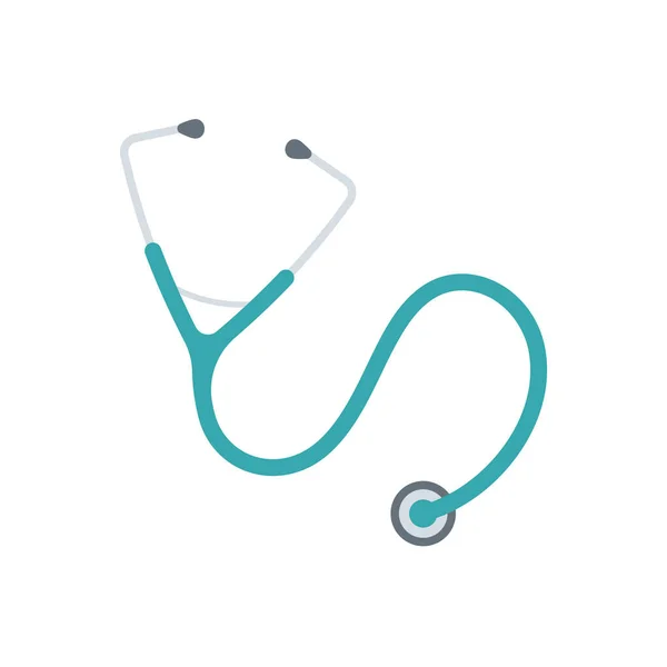 Stetoskop Medyczny Pielęgniarki Lekarza Badania Ciała Pacjenta — Wektor stockowy