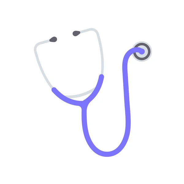 Medische Stethoscoop Van Verpleegkundige Arts Het Lichaam Van Patiënt Onderzoeken — Stockvector