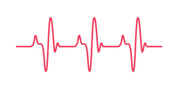 Szívritmus Grafikon Szívverés Ellenőrzése Diagnózis Megállapítására — Stock Vector