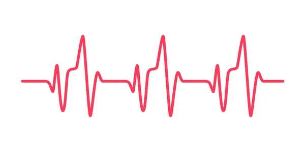 Графік Серцевого Ритму Перевірка Серцебиття Діагностику — стоковий вектор