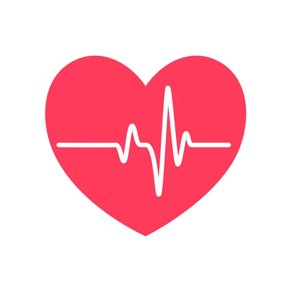 Gráfico Ritmo Cardíaco Verificar Seu Batimento Cardíaco Para Diagnóstico —  Vetores de Stock