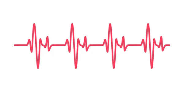 Gráfico Ritmo Cardíaco Verificar Seu Batimento Cardíaco Para Diagnóstico —  Vetores de Stock