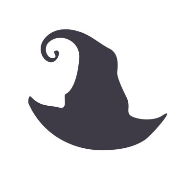 Sihirli şapka, büyücü şapkası, Cadılar Bayramı dekorasyonu için cadı şapkası.