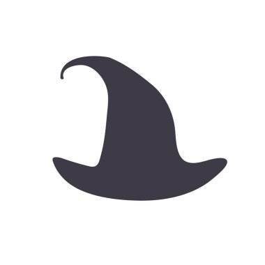 Sihirli şapka, büyücü şapkası, Cadılar Bayramı dekorasyonu için cadı şapkası.