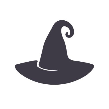 Sihirli şapka, büyücü şapkası, Cadılar Bayramı dekorasyonu için cadı şapkası.