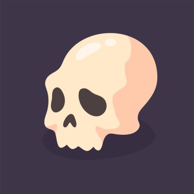 Ölü adam kafatası çizgi filmi Cadılar Bayramı dehşeti