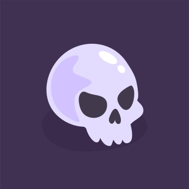 Ölü adam kafatası çizgi filmi Cadılar Bayramı dehşeti