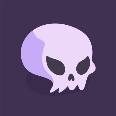 Ölü adam kafatası çizgi filmi Cadılar Bayramı dehşeti