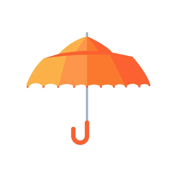 Icono Colorido Del Paraguas Para Protección Contra Lluvia Paraguas Abierto — Vector de stock