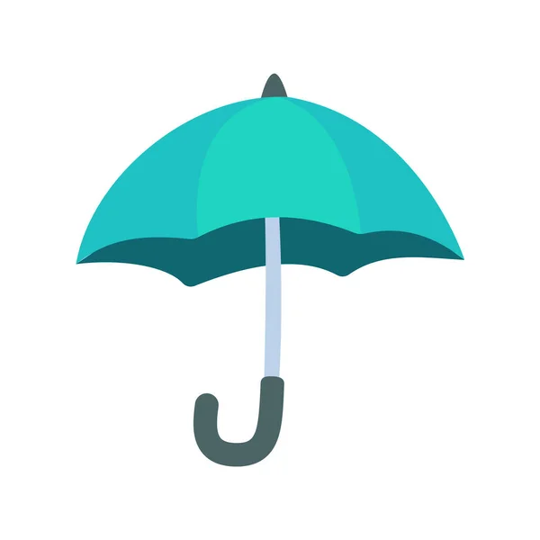 Icono Colorido Del Paraguas Para Protección Contra Lluvia Paraguas Abierto — Vector de stock