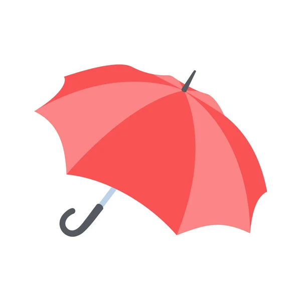 色彩艳丽的雨伞图标 防雨遮阳伞造型简约 — 图库矢量图片