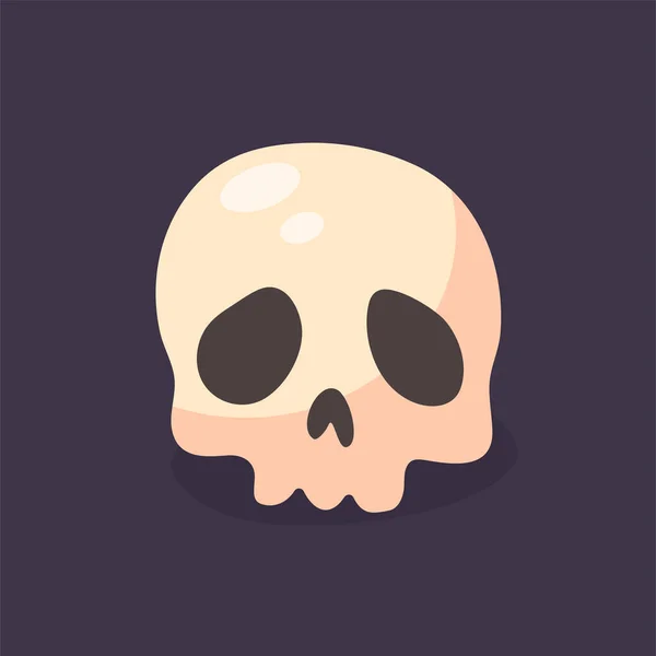 Mrtvý Muž Lebka Karikatura Halloween Noc Horor — Stockový vektor