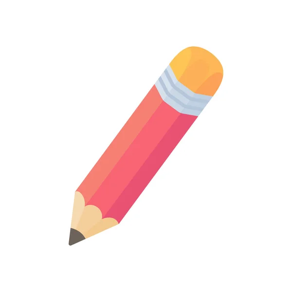 Lápis Madeira Coloridos Para Crianças Praticar Desenho —  Vetores de Stock