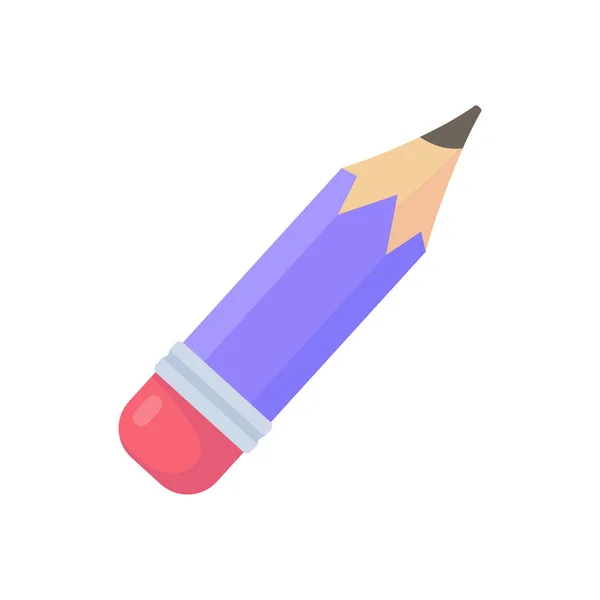 Lápis Madeira Coloridos Para Crianças Praticar Desenho — Vetor de Stock