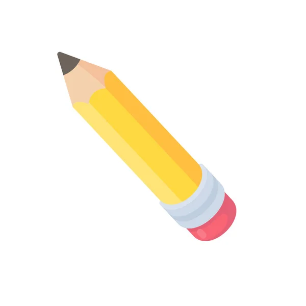 Lápis Madeira Coloridos Para Crianças Praticar Desenho — Vetor de Stock