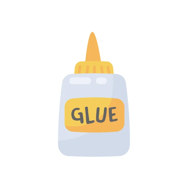 Sticky Glue Attaching Paper Glue Stick Educational Craft Supplies Kids — Stock Vector