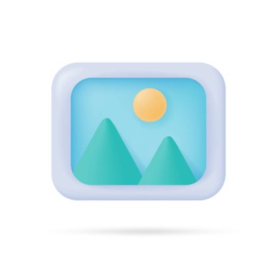 Vektör ikonu izometrik resim dosyası. ortam dönüştürme kavramı