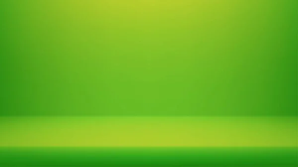 自然の緑のグラデーションの抽象的な背景 シンプルでモダンなスタジオの背景 — ストックベクタ