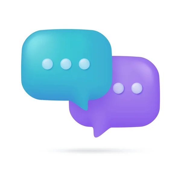 Textfeld Dialog Sprechblase Fragen Und Antworten — Stockvektor
