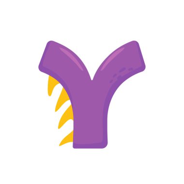 Dinozor Alfabesi ve Çocuk yuvası çocuklarının doğum günü partisi için Numbers Illustration