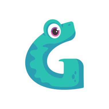 Dinozor Alfabesi ve Çocuk yuvası çocuklarının doğum günü partisi için Numbers Illustration