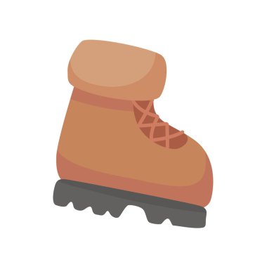 Tatillerde dinlenmek için kamp yapmak için yürüyüş ayakkabısı ekipmanı.