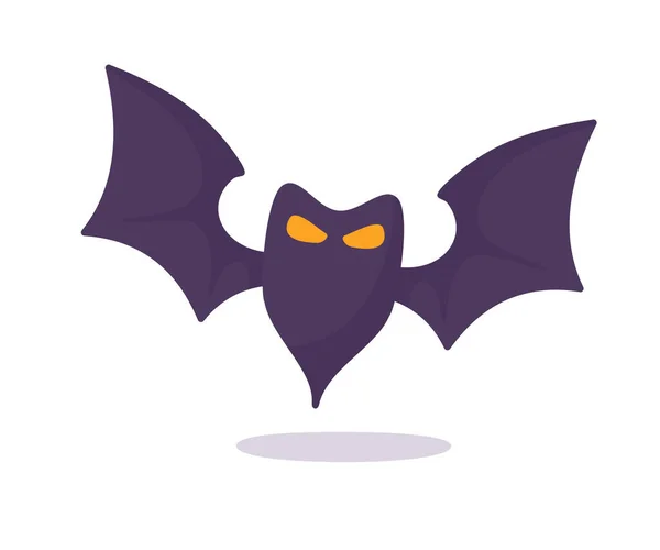 Vampiro Morcego Desenho Animado Assustador Fantasma Morcego Sangue Halloween —  Vetores de Stock