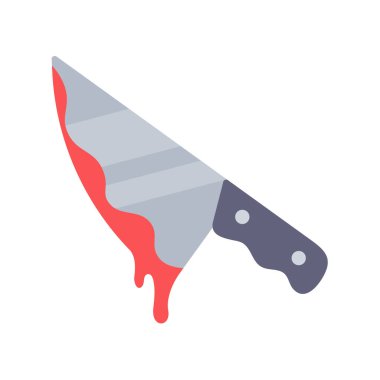 Cinayet bıçağı. Kan damlayan suçlu bıçağı..