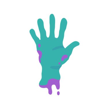 Çürümüş zombi elleri Cadılar Bayramı partisi dekorasyon elementleri