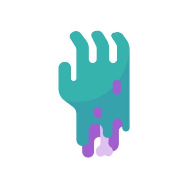 Çürümüş zombi elleri Cadılar Bayramı partisi dekorasyon elementleri