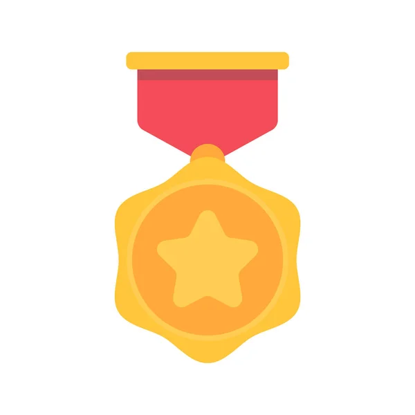 Χρυσό Μετάλλιο Βραβεία Για Τους Νικητές Των Αθλητικών Εκδηλώσεων Καλύτερη — Διανυσματικό Αρχείο