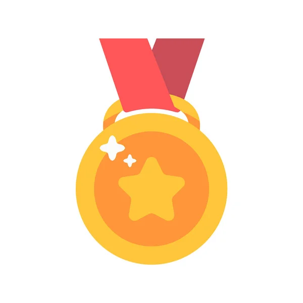 Золота Медаль Переможців Спортивних Змагань Найкраща Перемога — стоковий вектор
