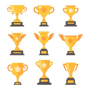 Başarının altın kupası. Spor müsabakalarını kazananlara ödül