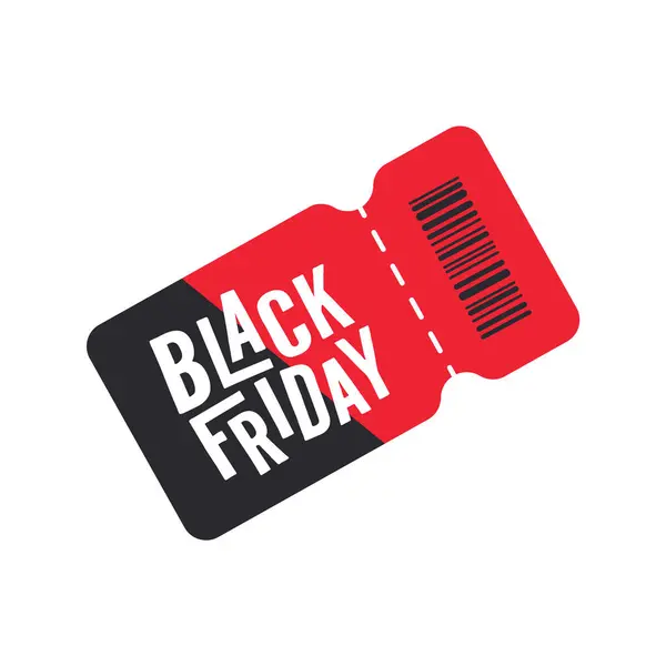 Black Friday Discount Coupon Special Discount Offer Banner — Stock Vector