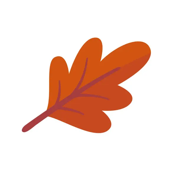 Schöne Blattkomposition Blätter Verfärben Sich Herbst — Stockvektor
