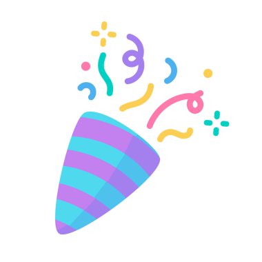 Parti çıtırları doğum günü partilerinde konfeti patlatırlar..