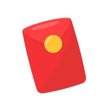 Çin kırmızı para zarfı. Çin Yeni Yılı 'nda çocuklara hediye etmek için..